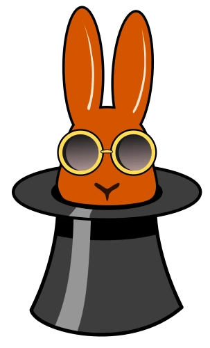 Icon von einem Kaninchen im Hut